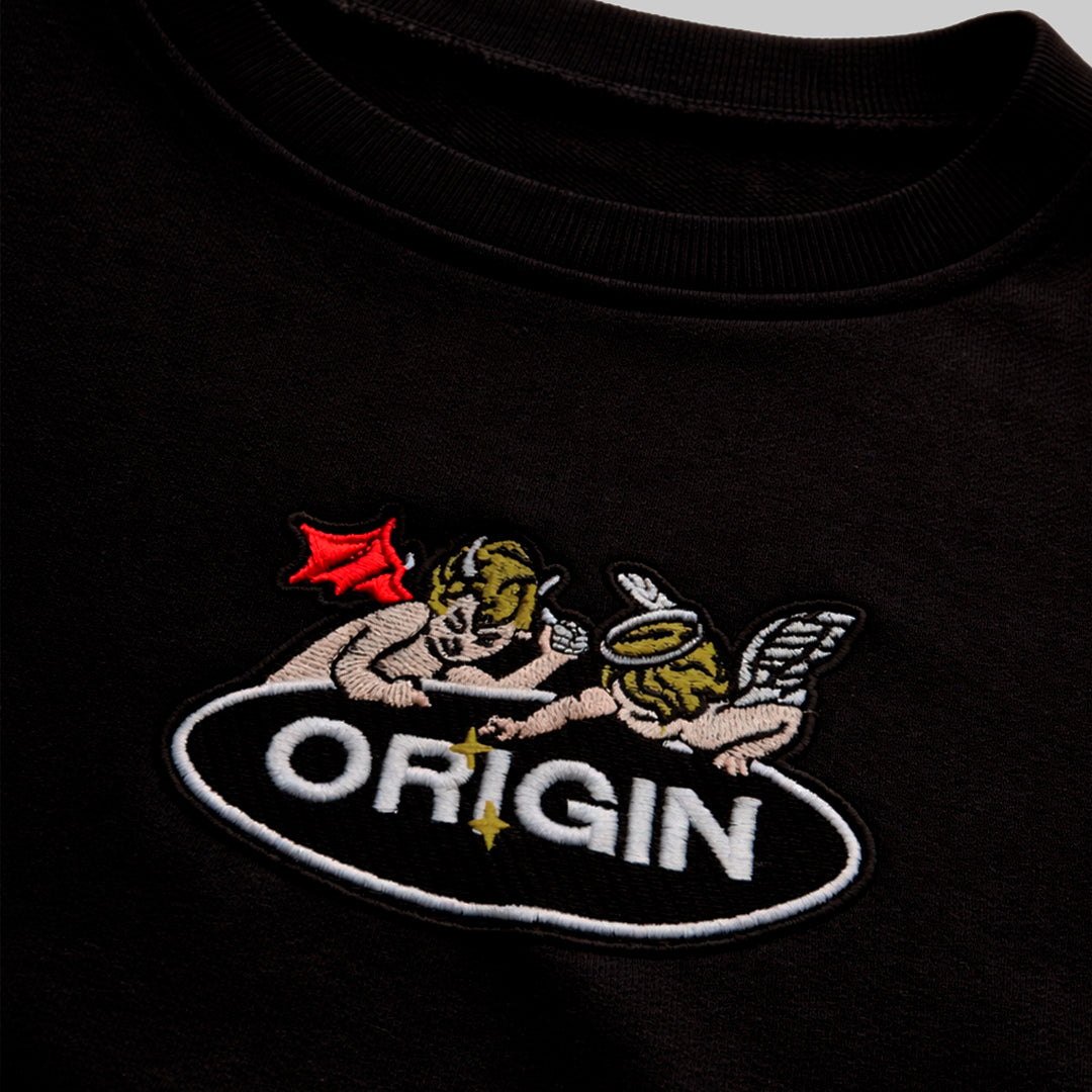 CREWNECK ORIGIN STUDIO BLACK