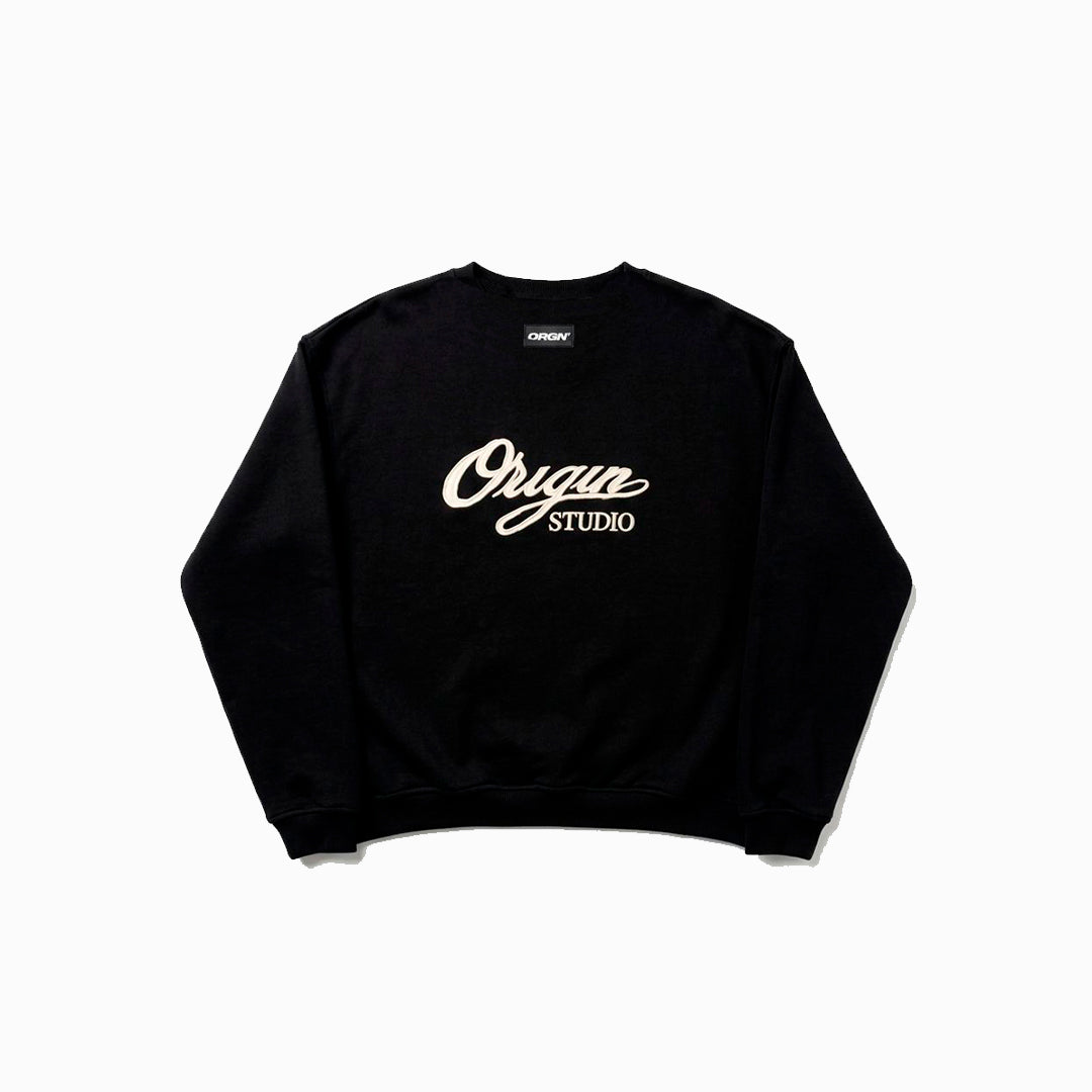 CREWNECK ORIGIN STUDIO BLACK