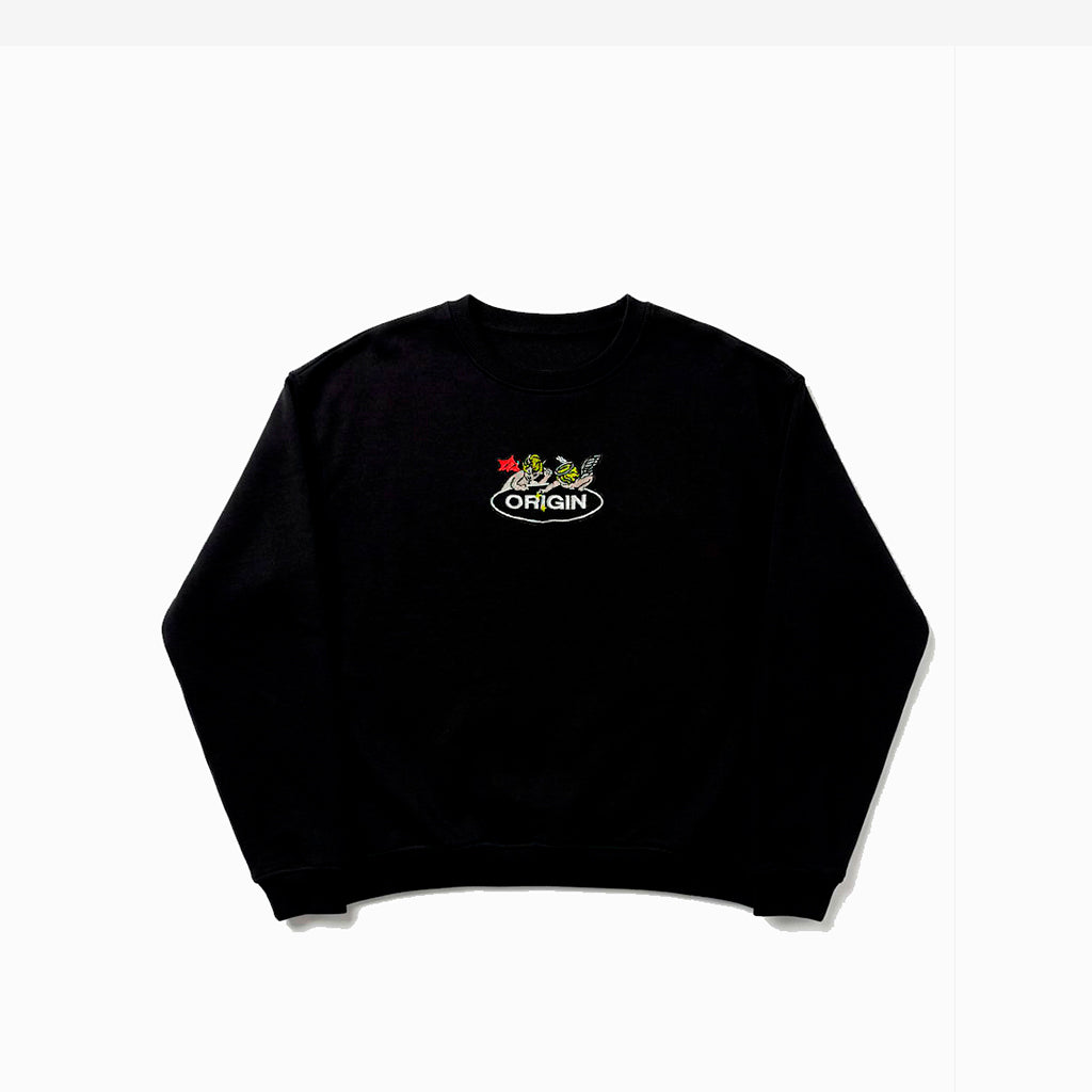 CREWNECK ORIGIN STUDIO BLACK