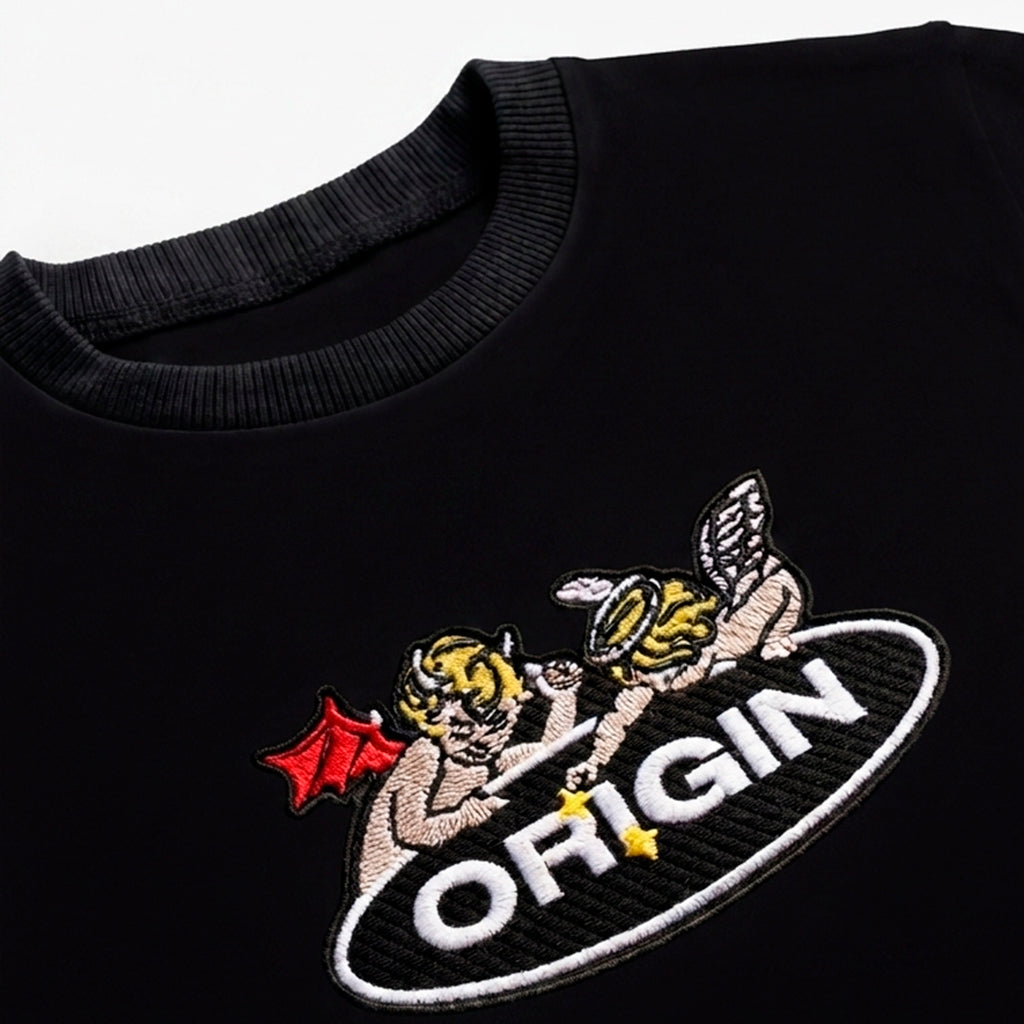 BABY TEE ORIGIN BLACK